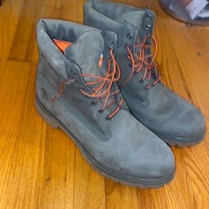 Green Mens Timberland Boots Size 13